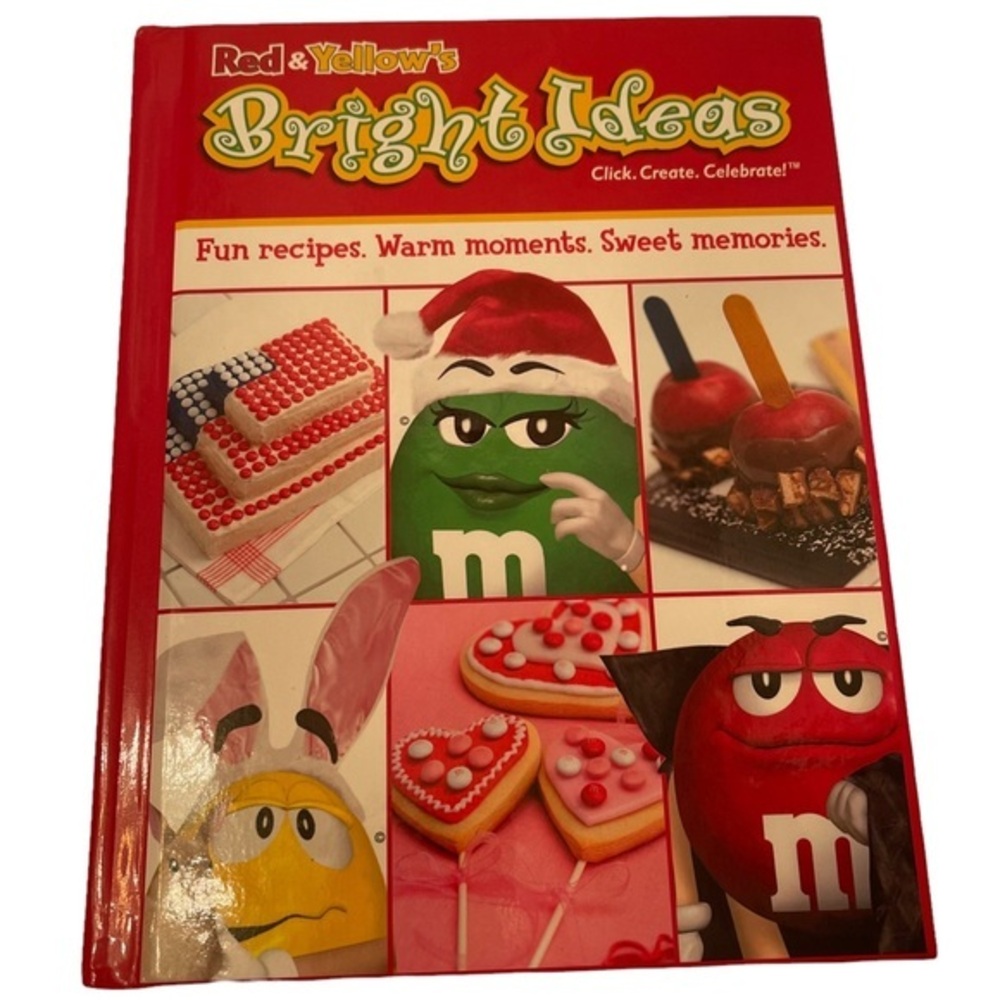 M & M’s Red & Yellow’s Bright Ideas Book NWOT
